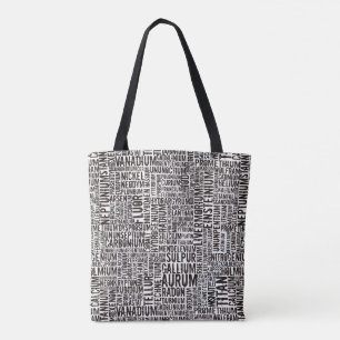 Bolsa Tote Elementos Químicos