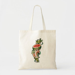 Bolsa Tote Elementos tradicionais da Palestina no mapa palest