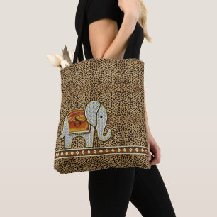 Bolsa Tote Elephant Walk Monograma Cheetah ID390