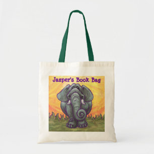 Bolsa Tote Elephant Yellow Personal Book Bag