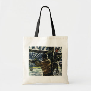 Bolsa Tote Eletricista Comercial Vintage Trabalhando em Tempe
