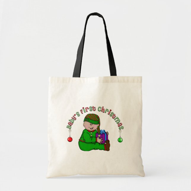 Bolsa Tote Elf Baby - Camisetas latinos e presentes (Frente)