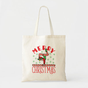 Bolsa Tote Elf de Natal da ginástica no Beam