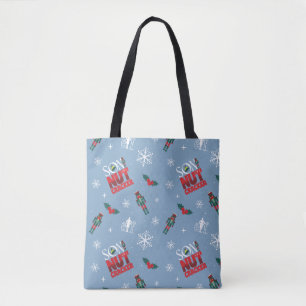Bolsa Tote Elf "Filho de um Quebra-Nozes" Padrão de inverno
