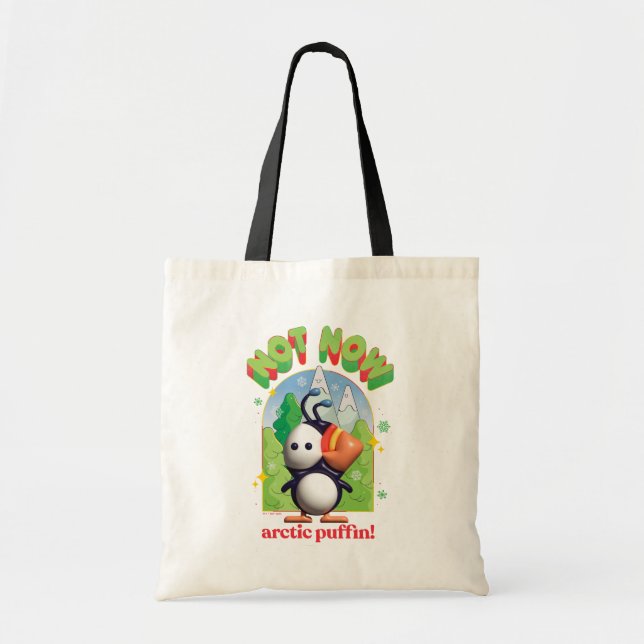 Bolsa Tote Elf o Filme | Não Agora Puffin Ártico! (Frente)