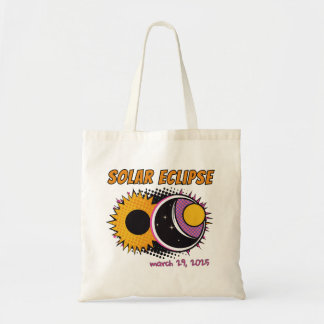 Bolsa Tote Elipse solar total design de pop art de 2025