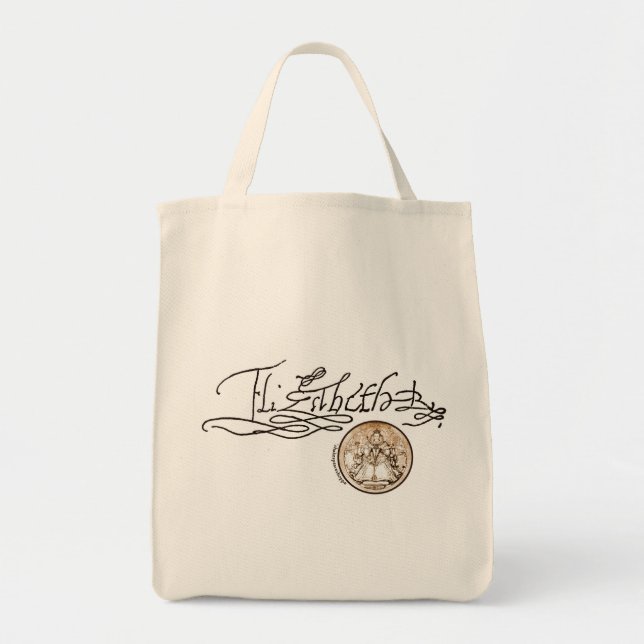 Bolsa Tote Elizabeth mim assinatura (versão 1) (Frente)