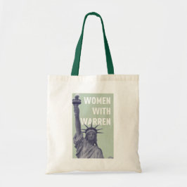 Bolsa Tote Elizabeth Warren - mulheres com senhora Liberdade