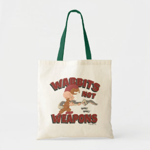Bolsa Tote ELMER FUDD™ & INSETOS BUNNY™ "Wabbits Not Armas" (