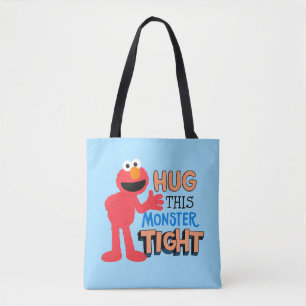 Bolsa Tote Elmo Abraçar este Monstro Apertado