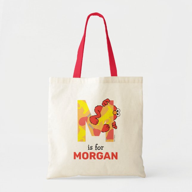 Bolsa Tote Elmo Alfabeto | M Música (Frente)