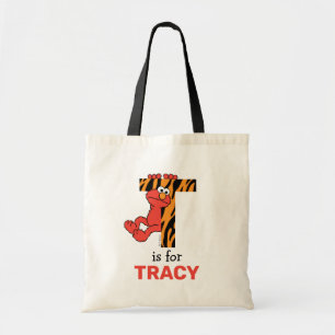 Bolsa Tote Elmo Alfabeto   T Tigre
