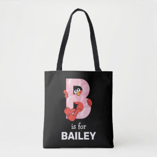 Bolsa Tote Elmo Alphabet B Bolhas