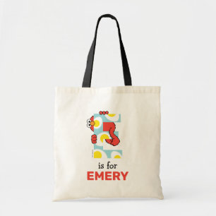 Bolsa Tote Elmo Alphabet E Ovos