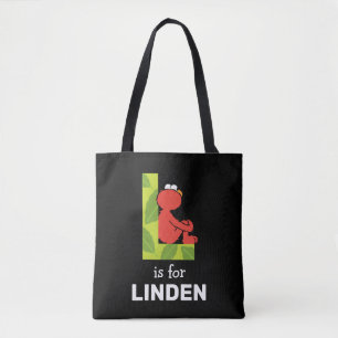 Bolsa Tote Elmo Alphabet L Folha