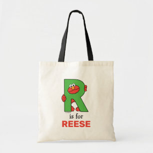 Bolsa Tote Elmo Alphabet R Verde