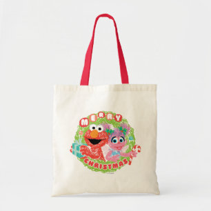 Bolsa Tote Elmo e Abby Scribble
