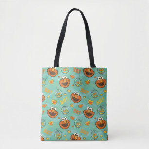 Bolsa Tote Elmo e Goldfish Pattern