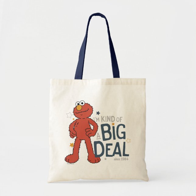 Bolsa Tote Elmo | Eu sou meio que um grande negócio (Frente)