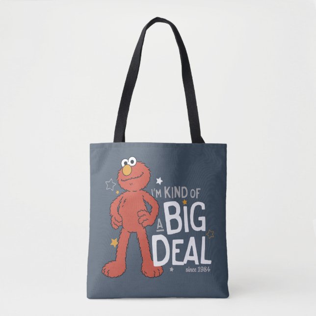 Bolsa Tote Elmo | Eu sou meio que um grande negócio (Frente)