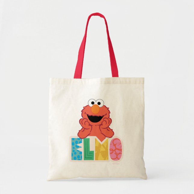 Bolsa Tote Elmo Fofo & Divertido (Frente)