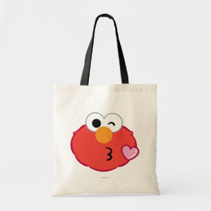 Bolsa Tote Elmo Rosto Enviando Um Beijo