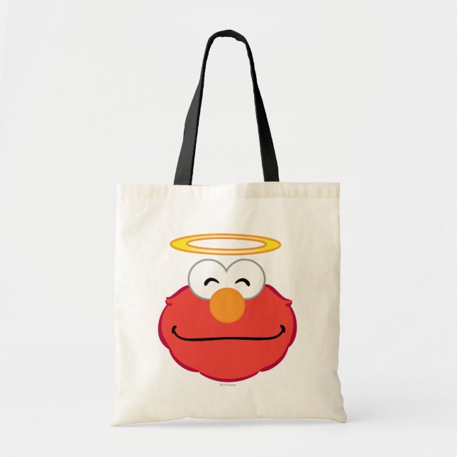 Bolsa Tote Elmo Rosto Sorridente com Auréola (Frente)