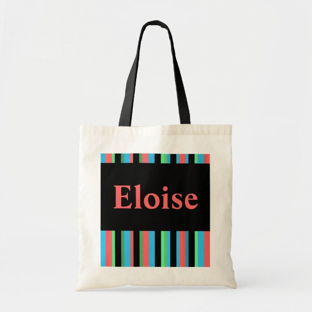 Bolsa Tote Eloise Bonito Stripes - Tote Bag (Frente)