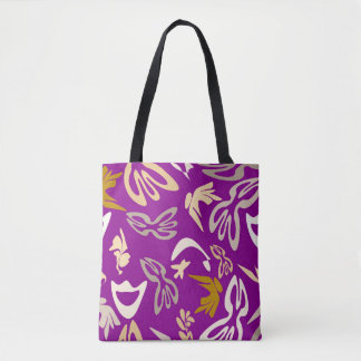 Bolsa Tote Elves, Butterflies and Masks 6