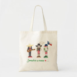 Bolsa Tote "Em algum lugar do Texas", Etiquetas de Presente T