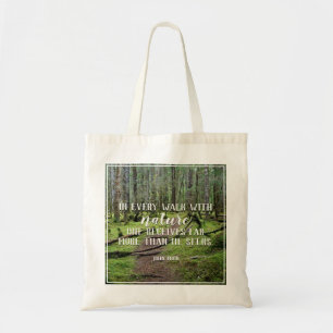 Bolsa Tote Em cada caminhada com sacola da natureza