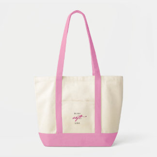 Bolsa Tote Em Minha Era Macia | Saco de Compras Estético Rosa