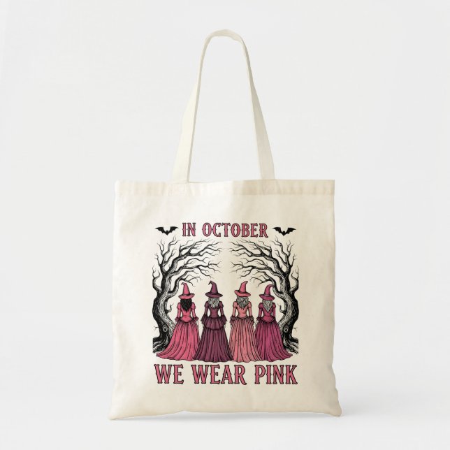 Bolsa Tote Em outubro Vestimos Rosa (Frente)