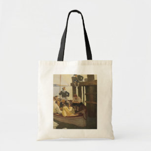 Bolsa Tote Em Queen's Ferry por NC Wyeth, Piratas Vintage