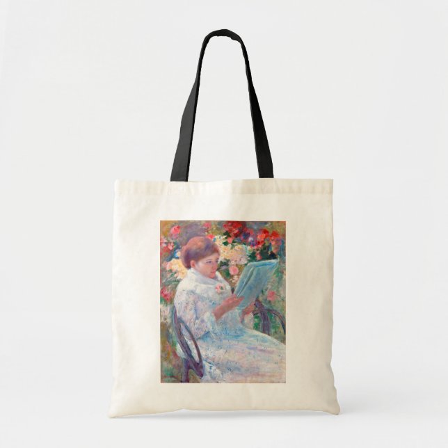 Bolsa Tote Em um balcão, Mary Cassatt (Frente)