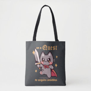 Bolsa Tote Em uma busca para adquirir salgadinhos