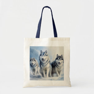 Bolsa Tote Embalagem Siberian Husky