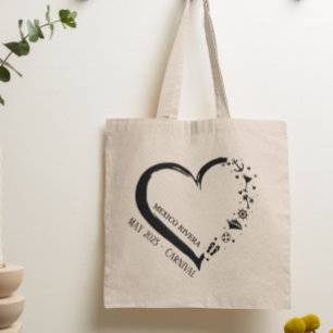 Bolsa Tote Embarque Cardíaco Personalizado do Lover Cruise