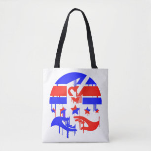 Bolsa Tote Emblema Criativo de Empoderamento e Representação