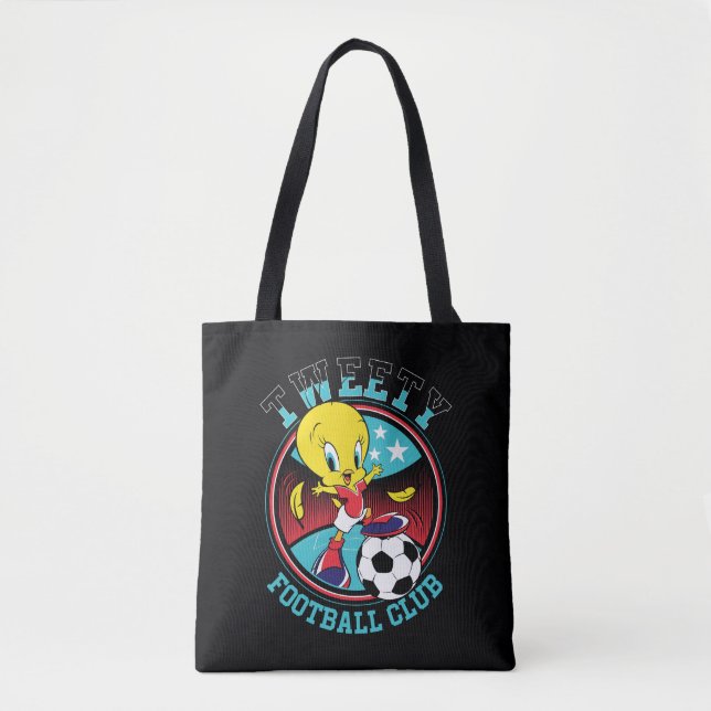 Bolsa Tote Emblema do TWEETY™ Futebol Clube (Frente)