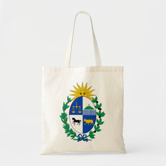 Bolsa Tote emblema uruguês (Frente)