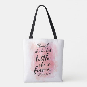 Bolsa Tote Embora seja mas pouca sacola diária cor-de-rosa