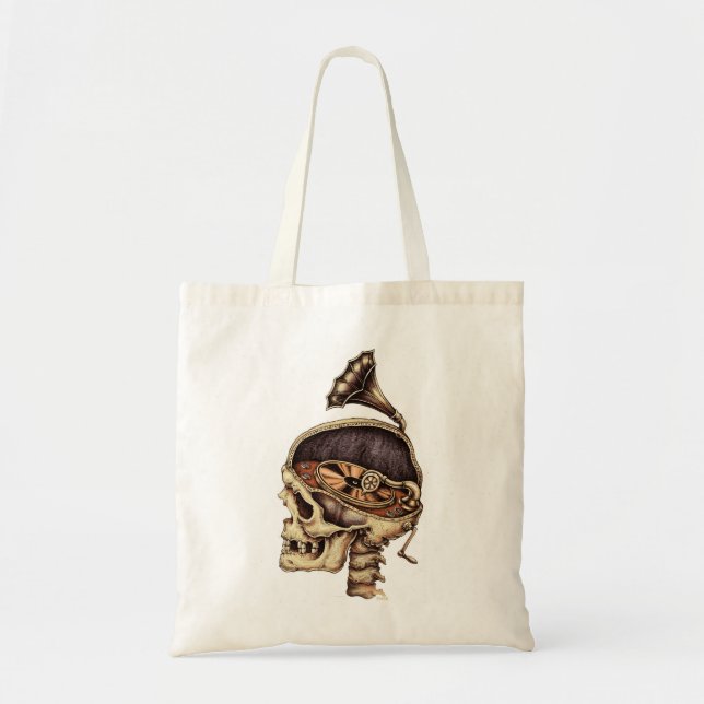 Bolsa Tote emek_phonoskull_zazzle (Frente)