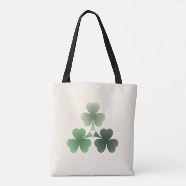 Bolsa Tote Emerald Flourish (Verso)