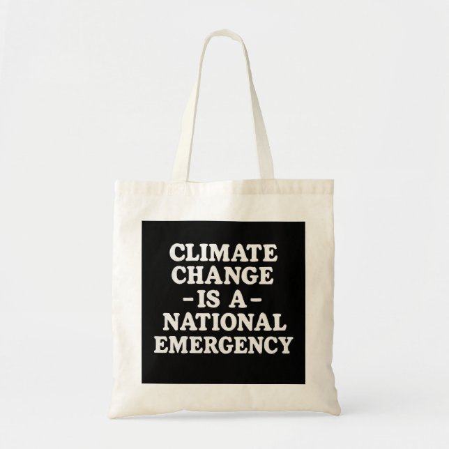 Bolsa Tote Emergência Climática   (Frente)