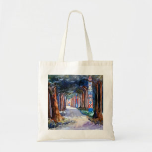 Bolsa Tote Emily Carr Totem Walk em Sitka