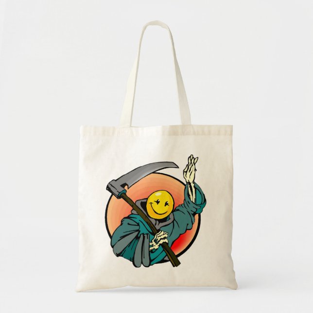 Bolsa Tote Emoji Smile Reaper (Frente)