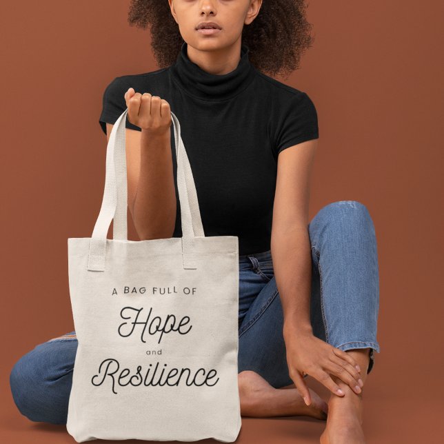 Bolsa Tote Empoderador Inspirador Moderno e Elegante (Make a statement and uplift spirits!)
