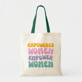 Bolsa Tote Empowered Women Empower Women Retro Vintage quote