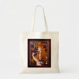 Bolsa Tote Emprego de Alphonse Mucha